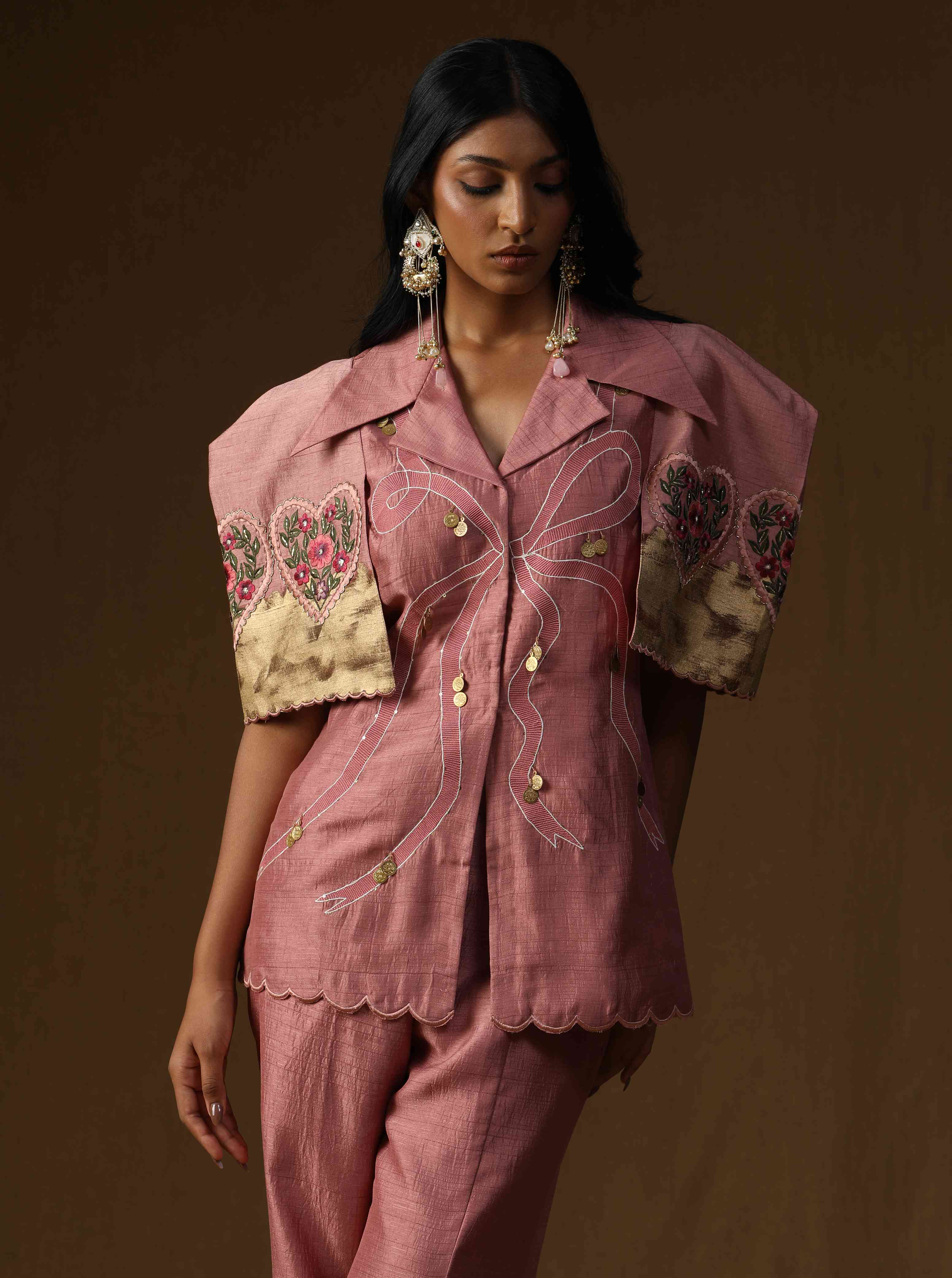 Chitra Gulab Noor � The Artisan Rooh Co-ord Set