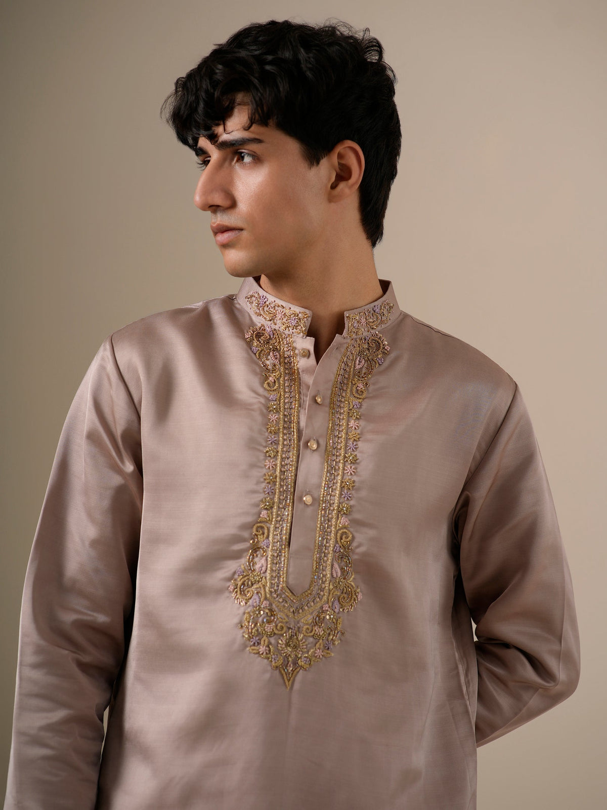 Mehfil Mauve Kurta Set