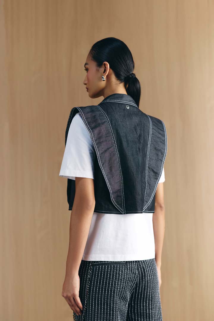 DENIM VEST T-SHIRT