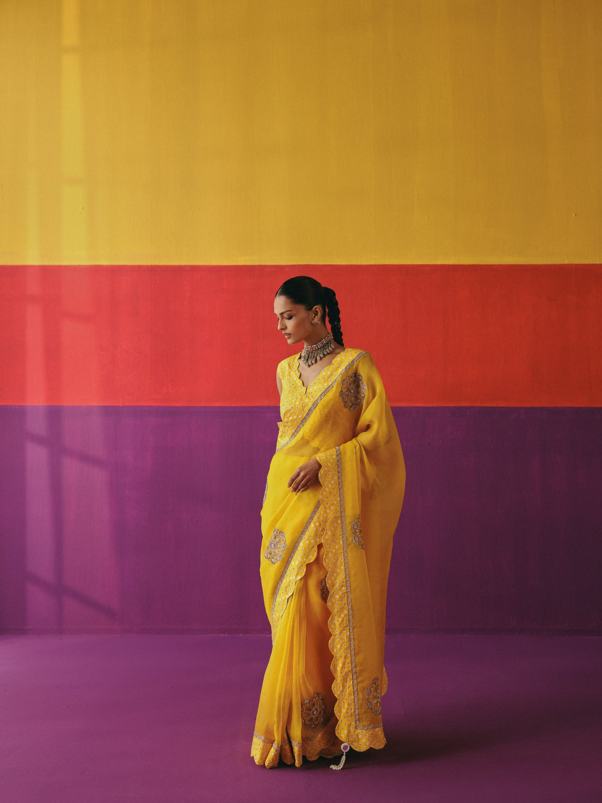 Mandala Surajmukhi Saree