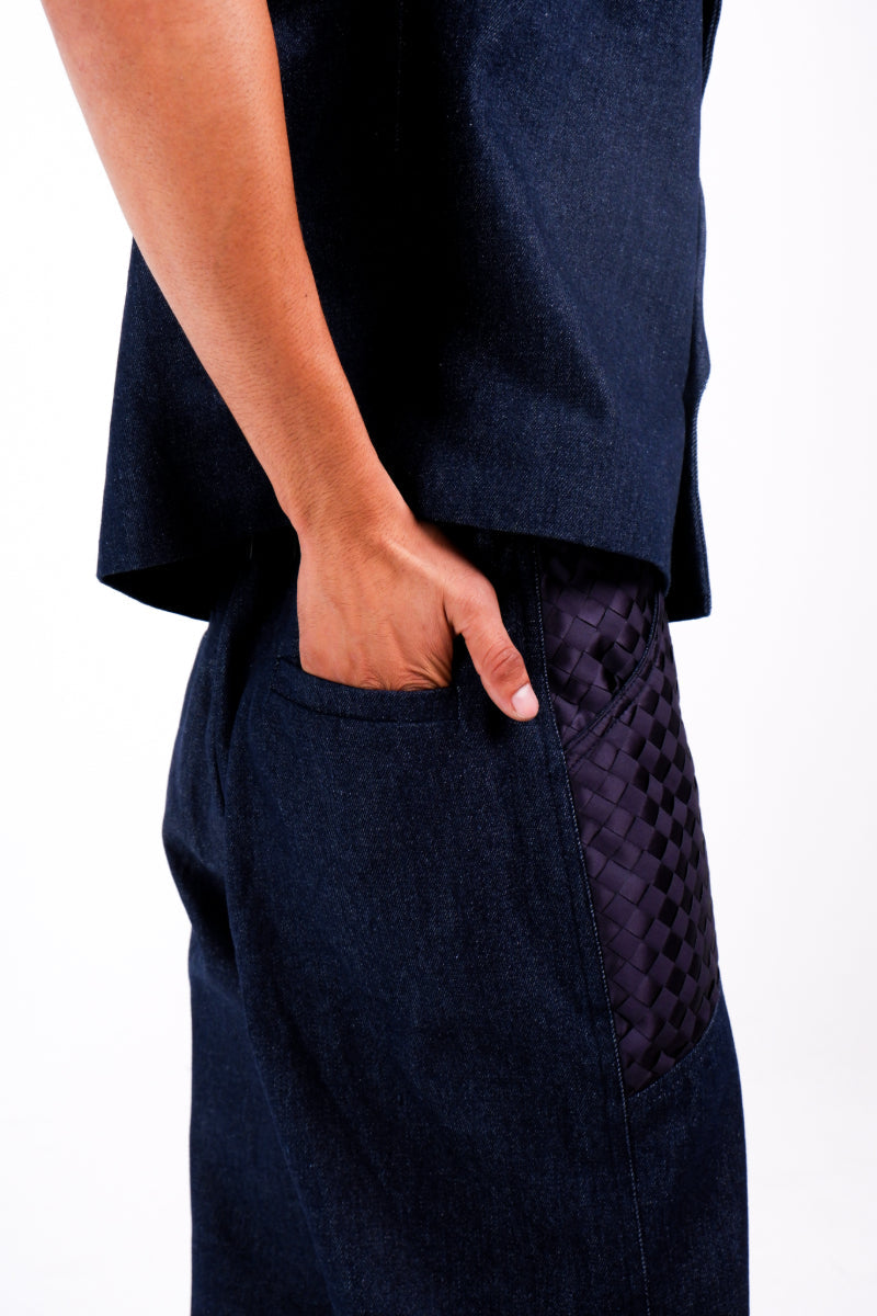 INDIGO DRIFT TROUSER