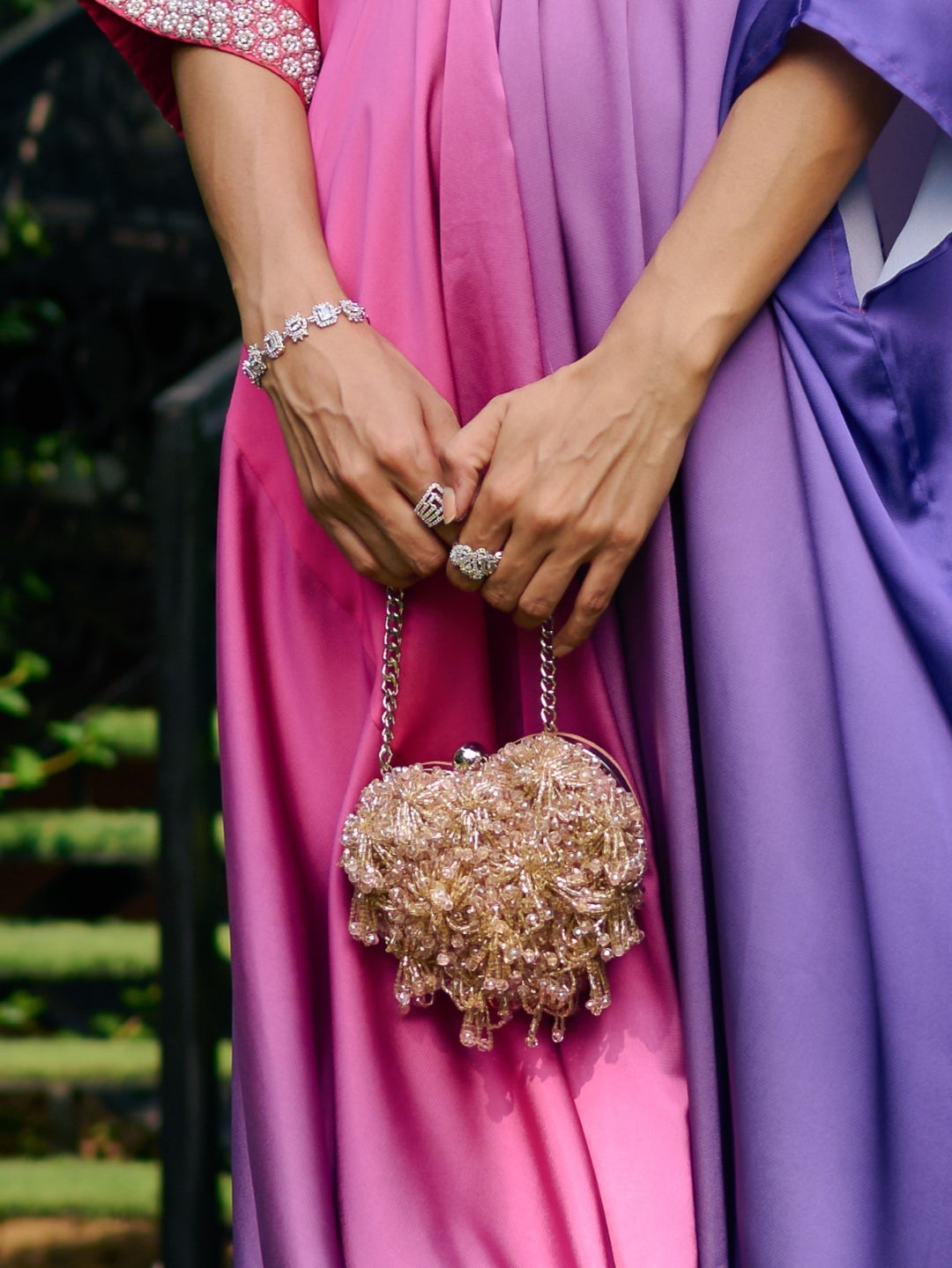Pink Micro Heart Bag