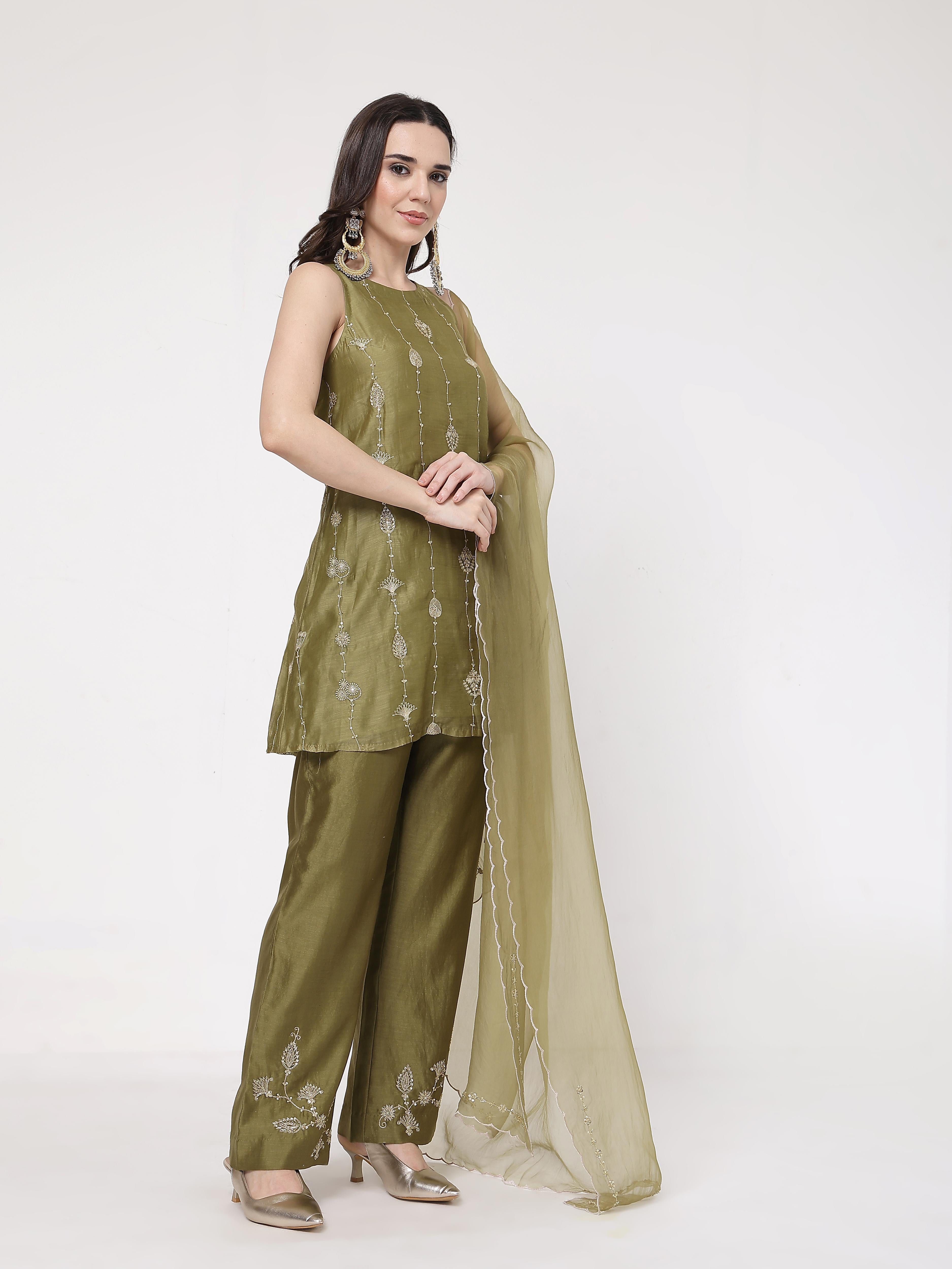 Olive A-line Set