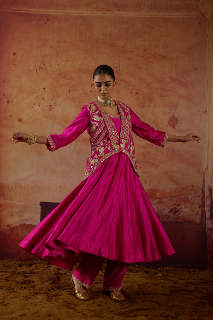 Priyam Jacket Anarkali Set