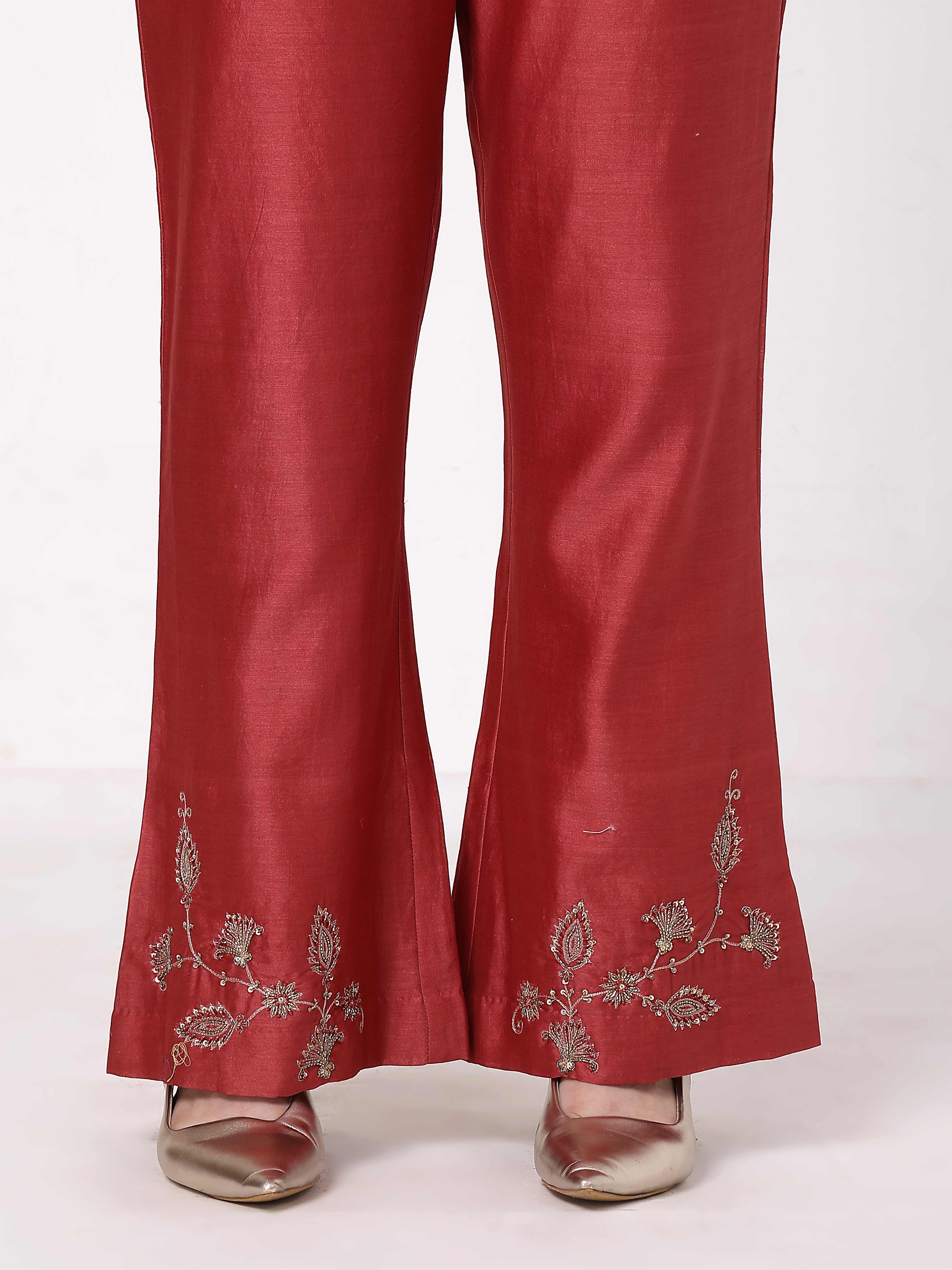 Maroon A-line Set