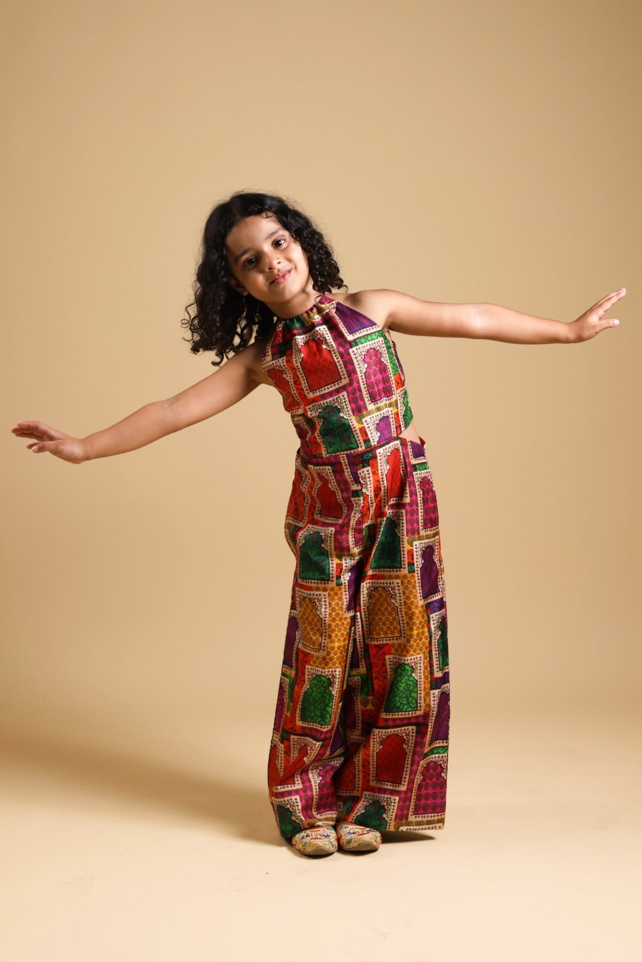 Halter neck jumpsuit