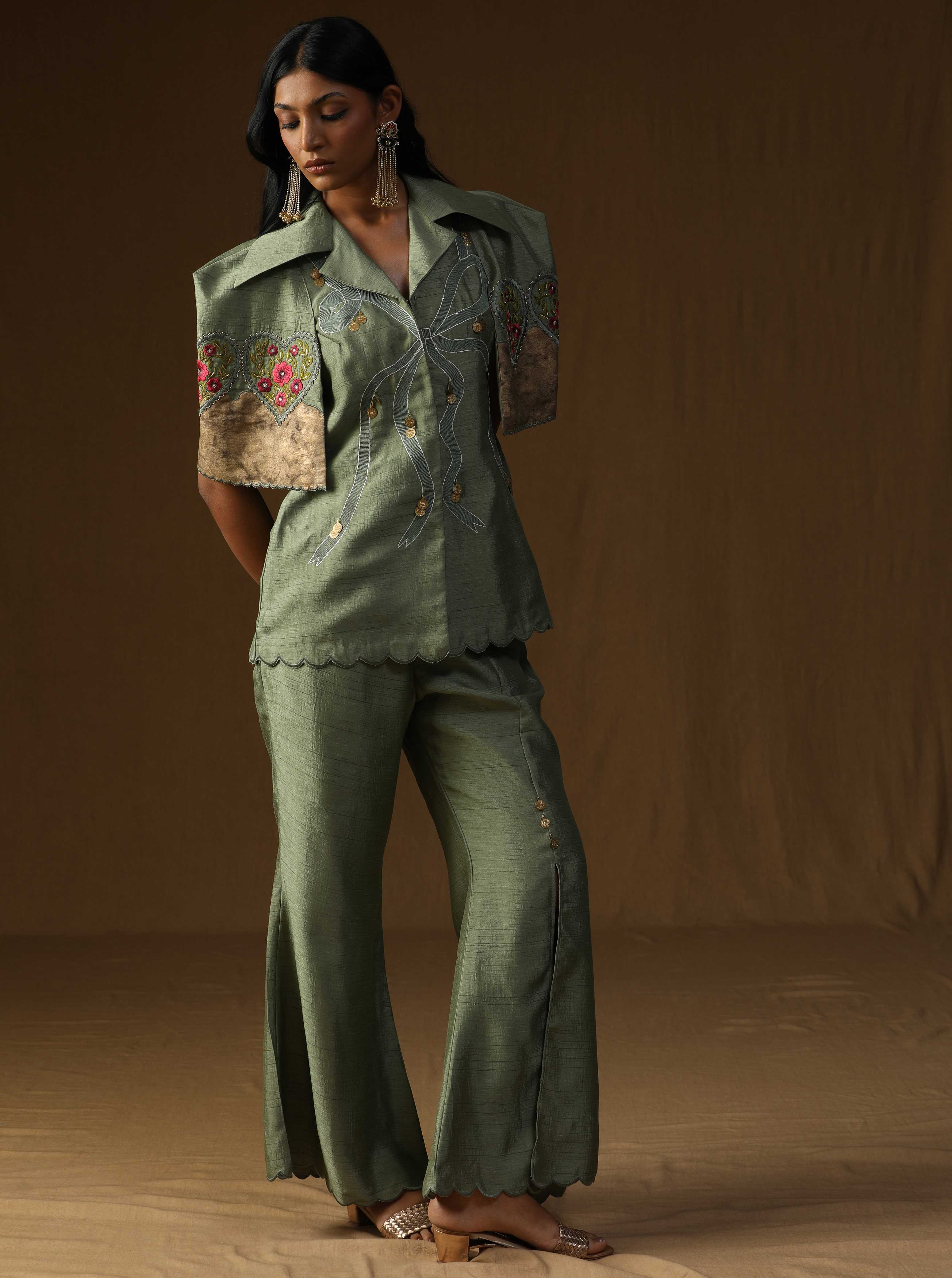 Chitra Pista Noor � The Artisan Rooh Co-ord Set