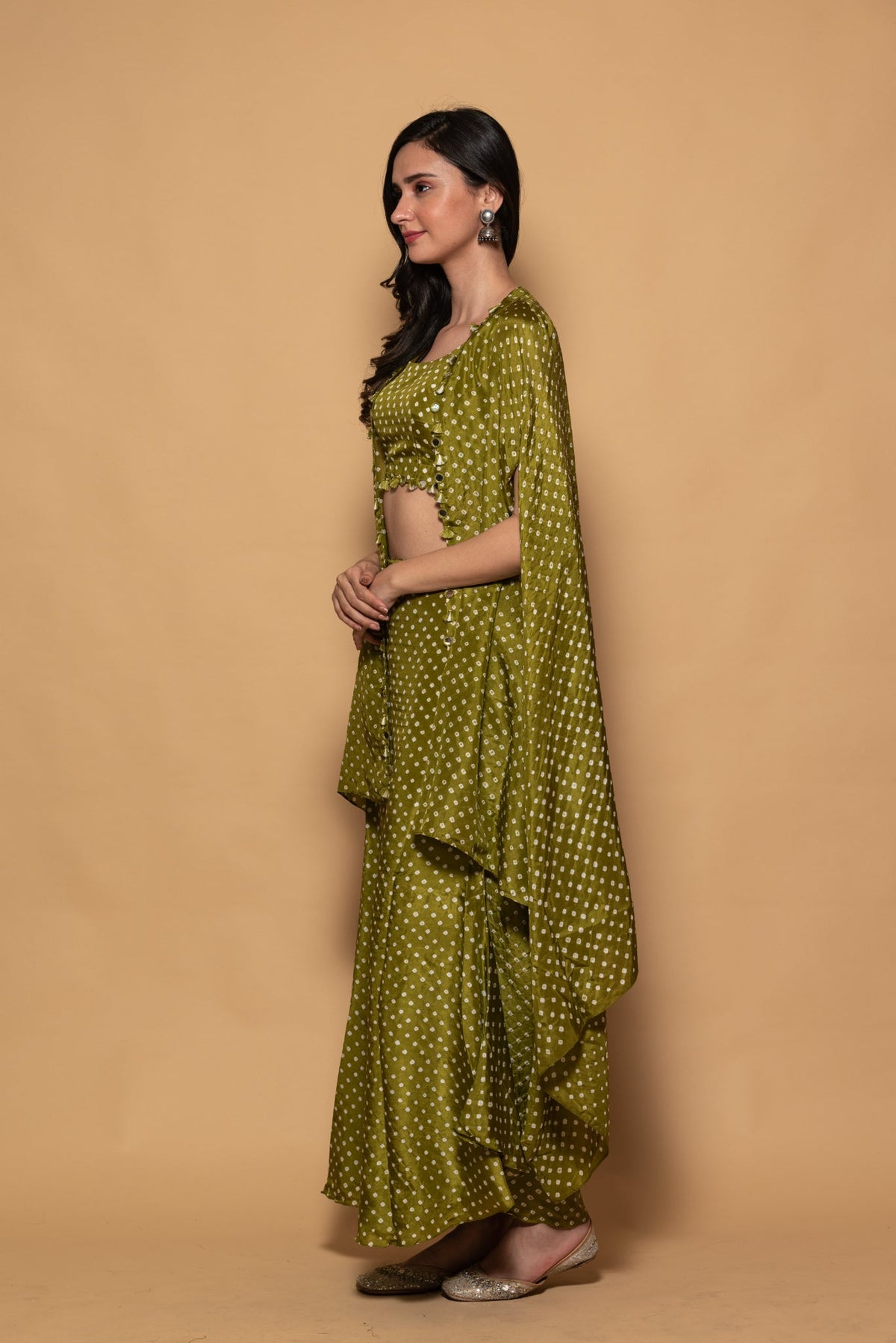 Bandhni fusion set
