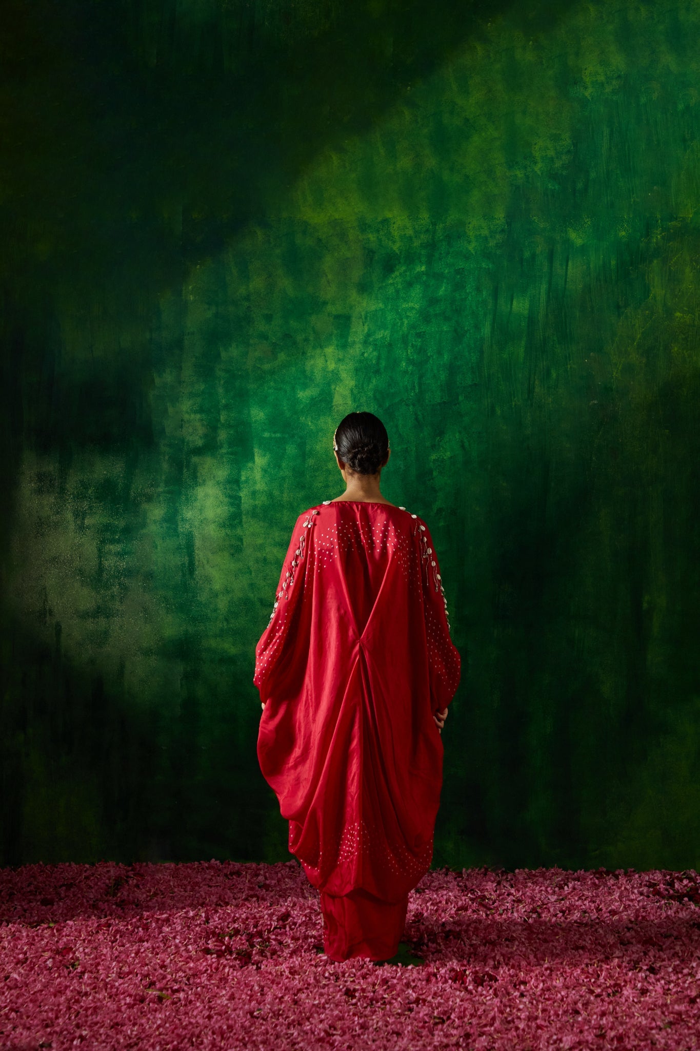 Scarlet Red Cape Set