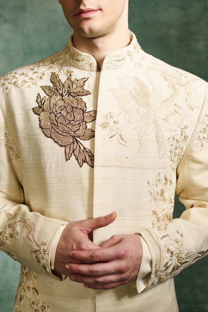 IVORY REGAL SHERWANI SET