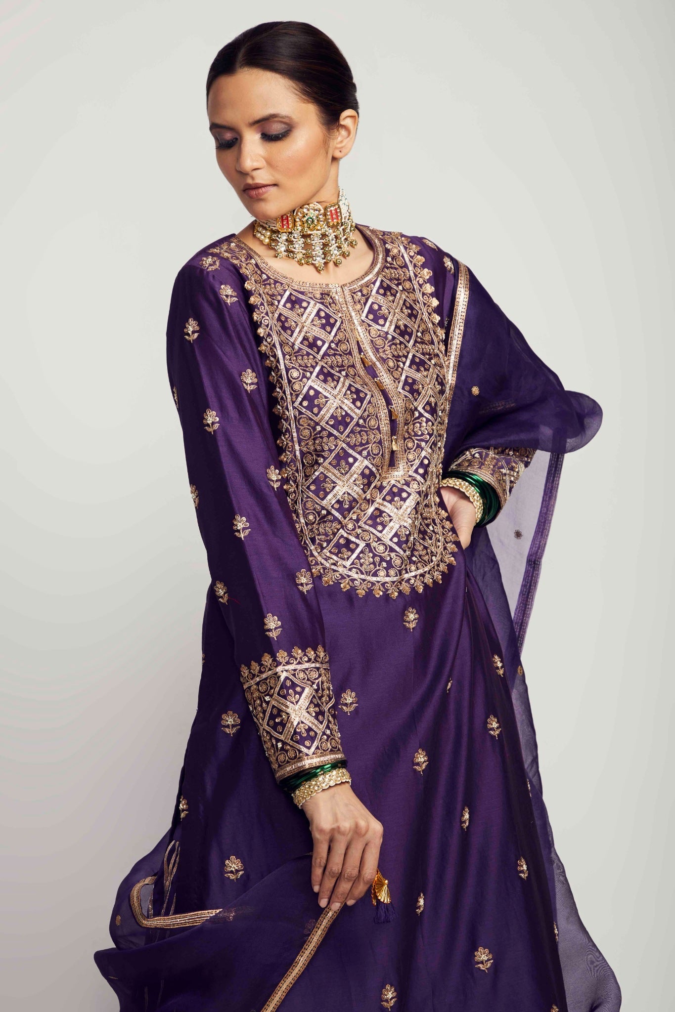 Signature sharara set