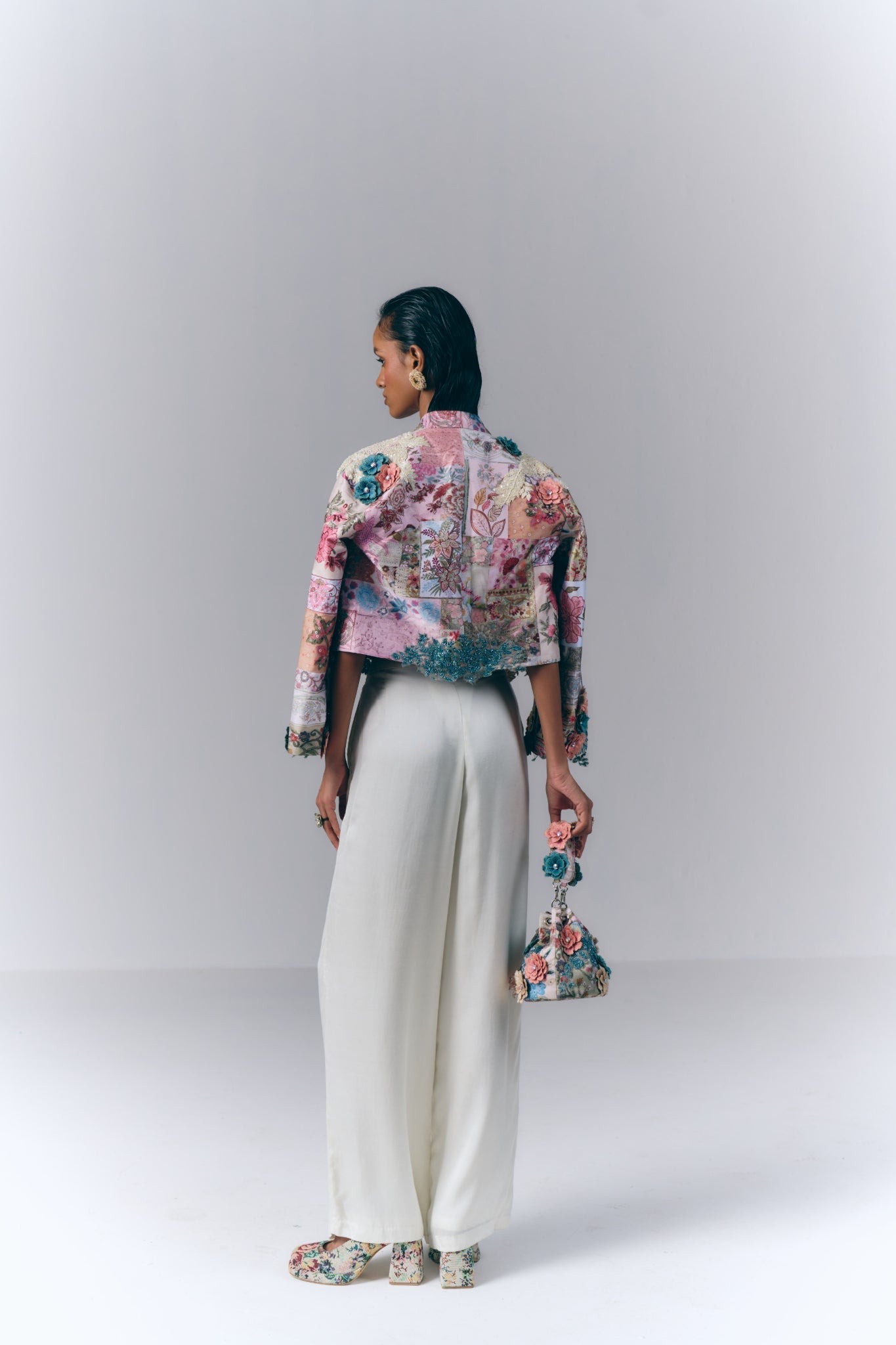 Printed Floral Co-ord Jacket Set