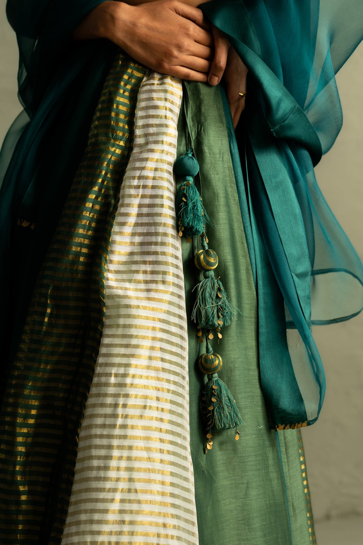 Ojas Emerald Lehenga Set