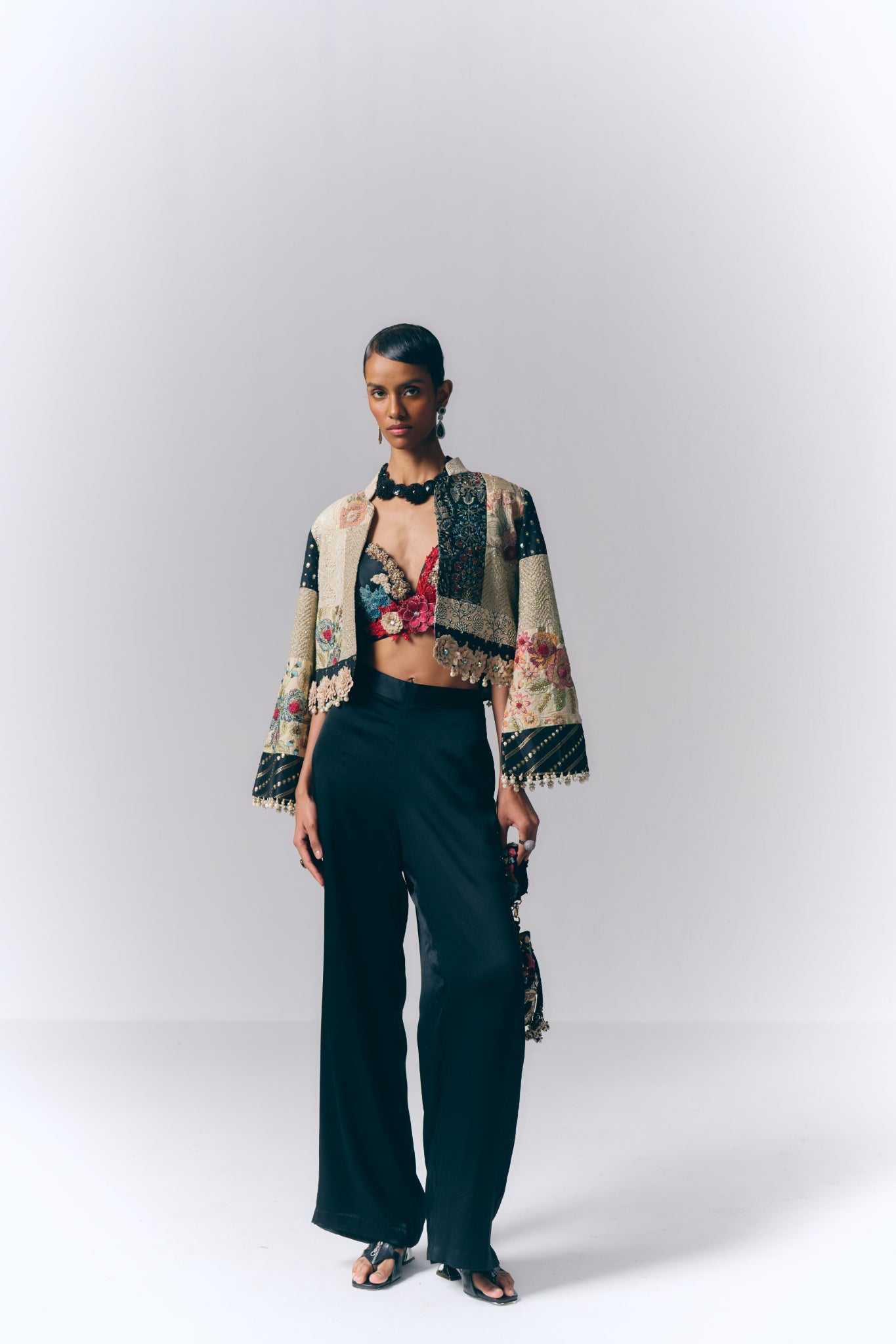Patchwork Co-ord Jacket Set