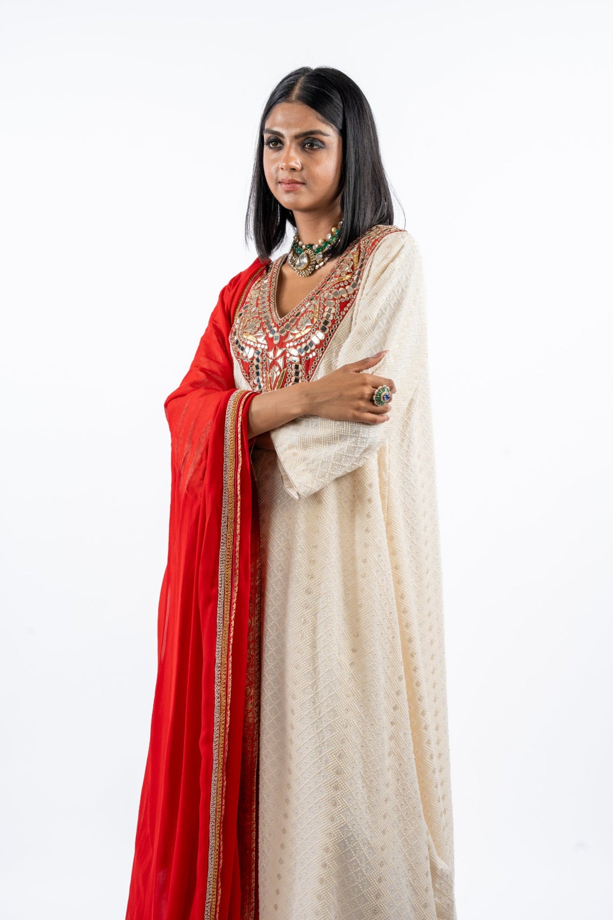 Ivory Festive Kurta Set