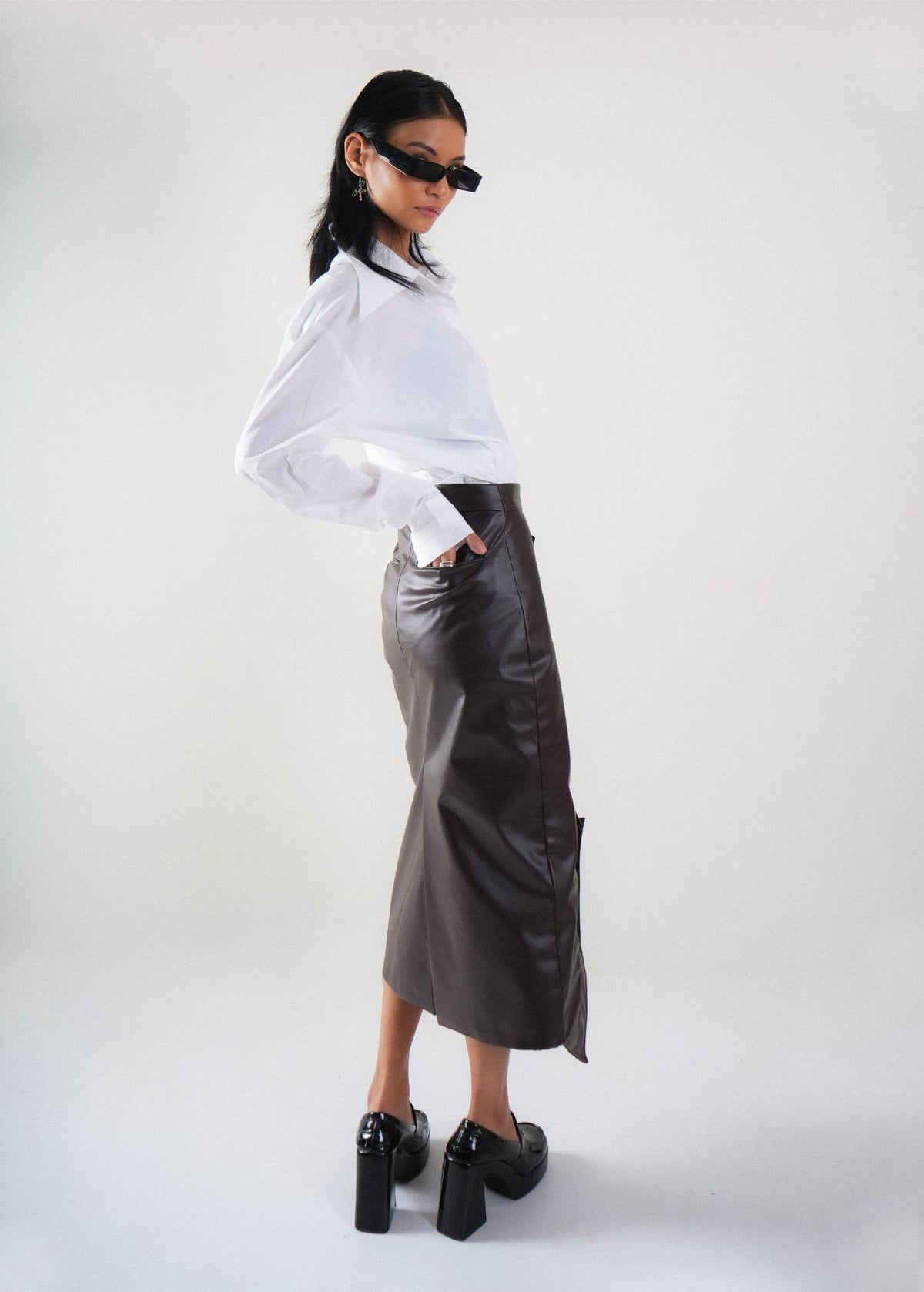 Inverted Coat Skirt