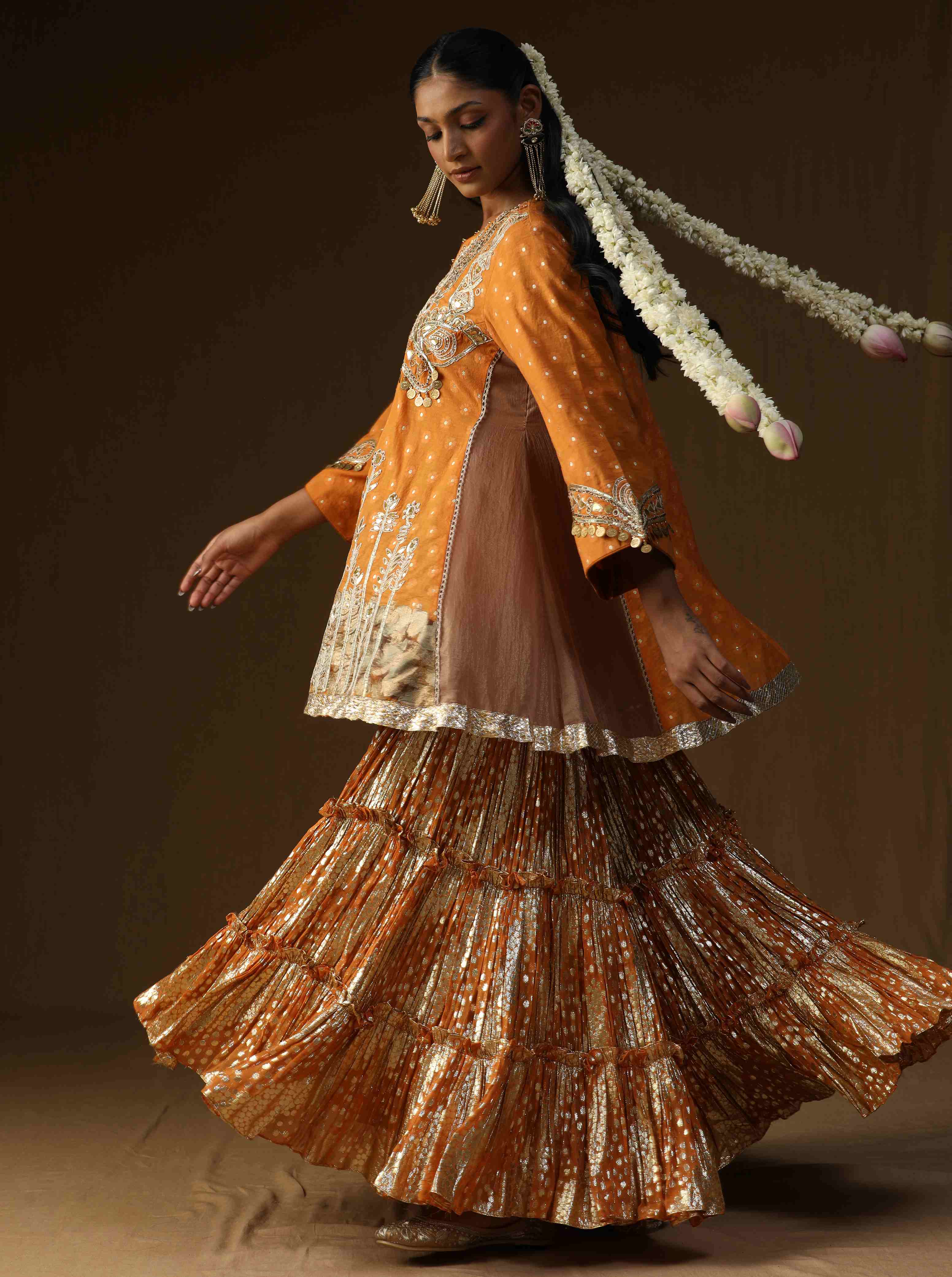 Rasika � Kesari Embroidered Sharara Set