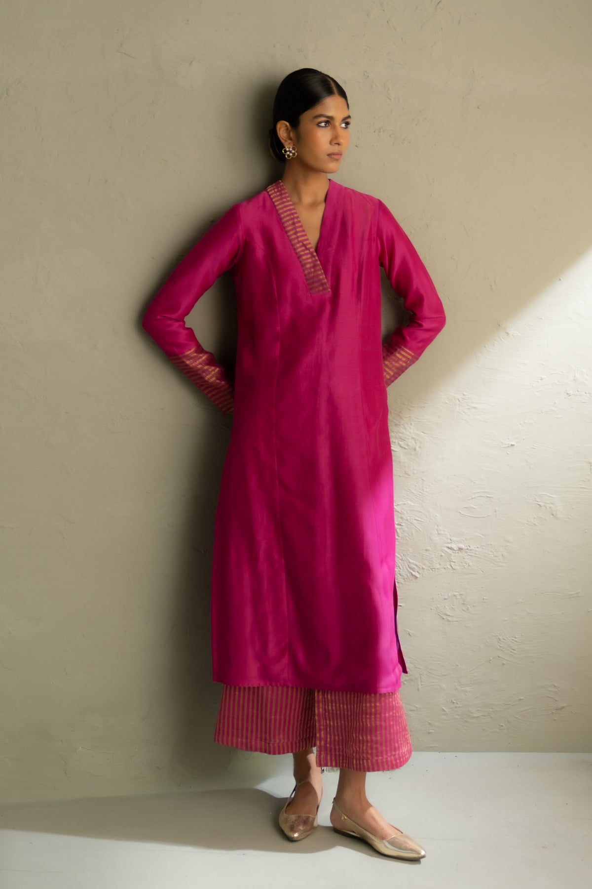 Ojas Fuschia Pink Kurta Set