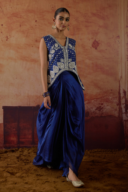 Samara Waist Coat-Skirt Set