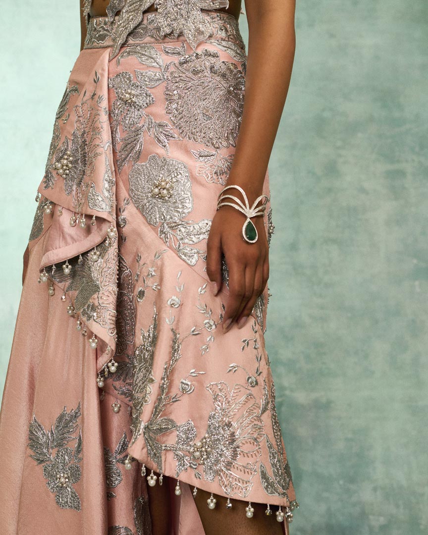 CELESTE ASSYMETRICAL SKIRT SET