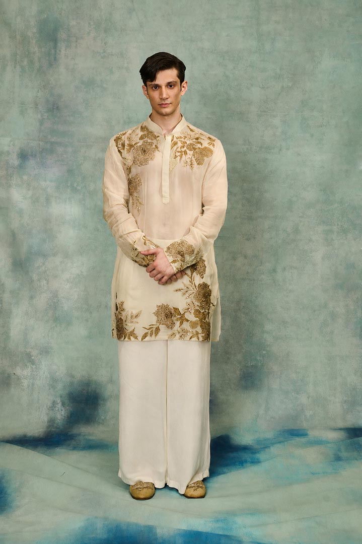 IVORY HERITAGE KURTA SET