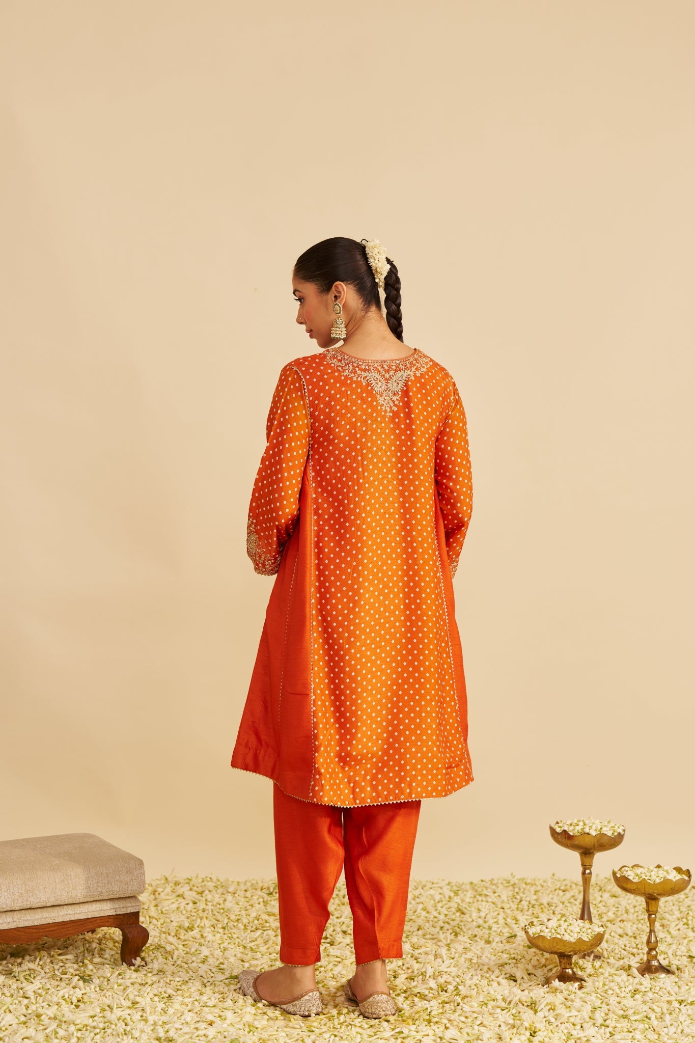 KAYRA - SHORT GATHERED CHAUGA WITH SALWAR