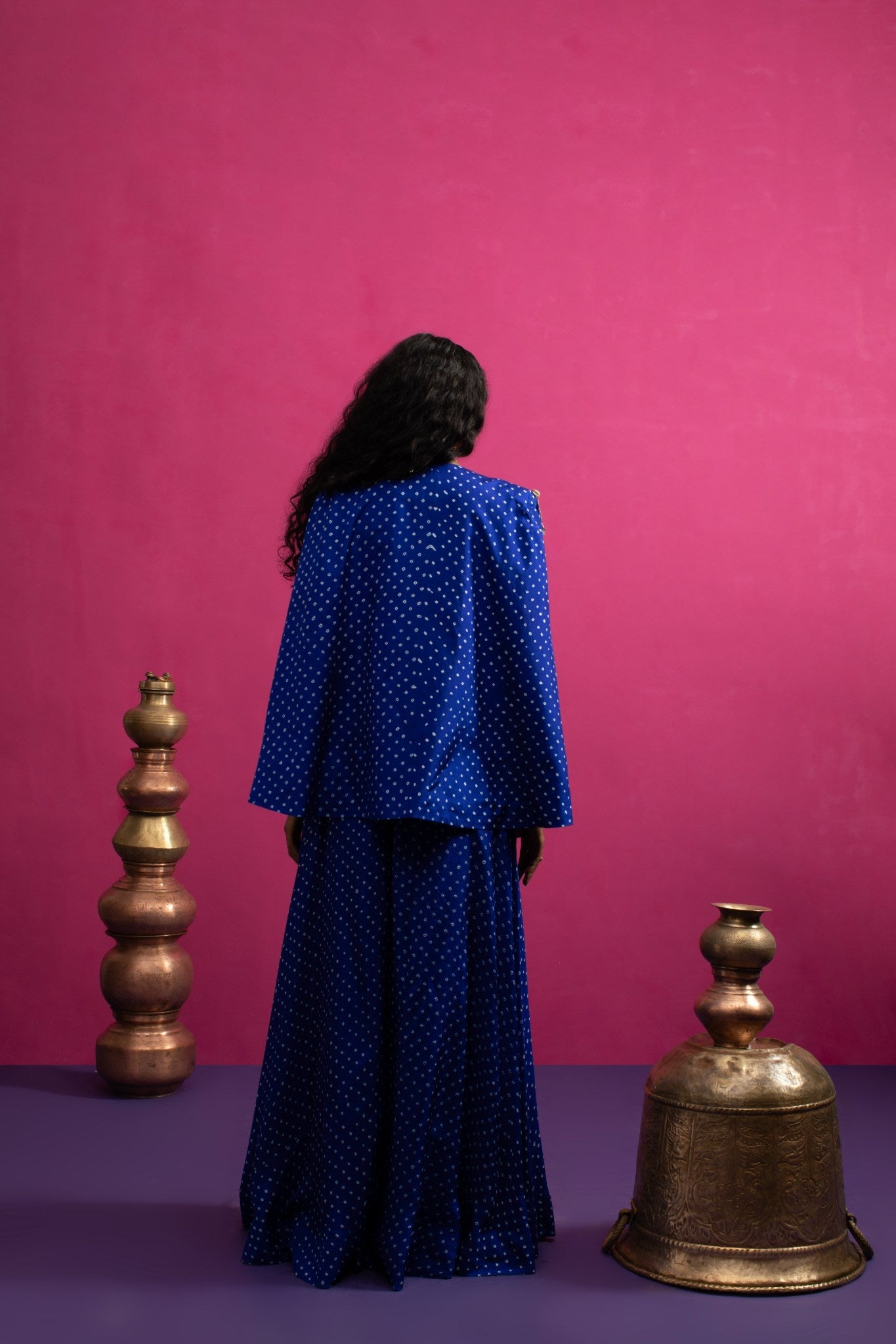 Electrifying blaire cape set