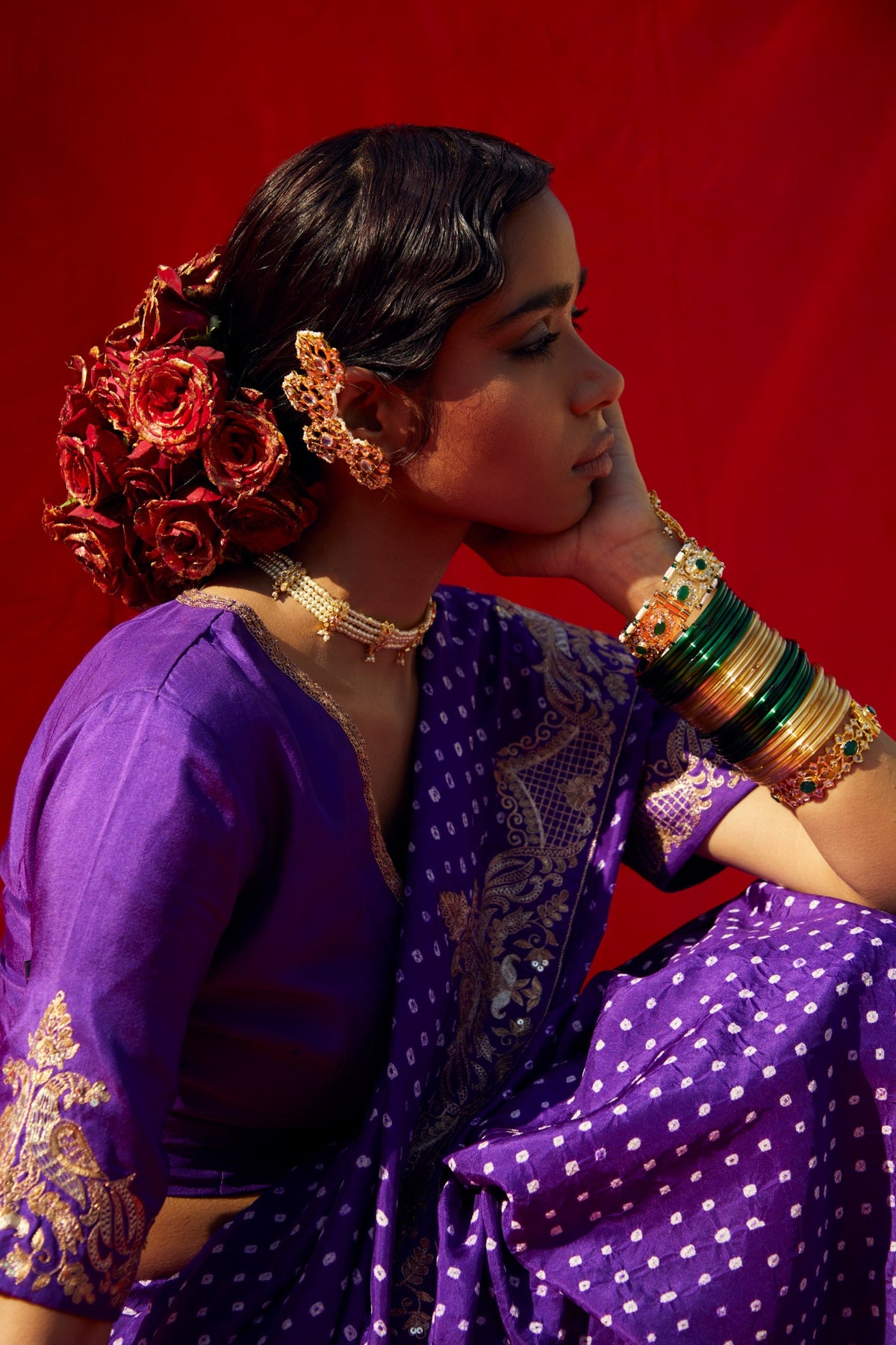 Peacock saree