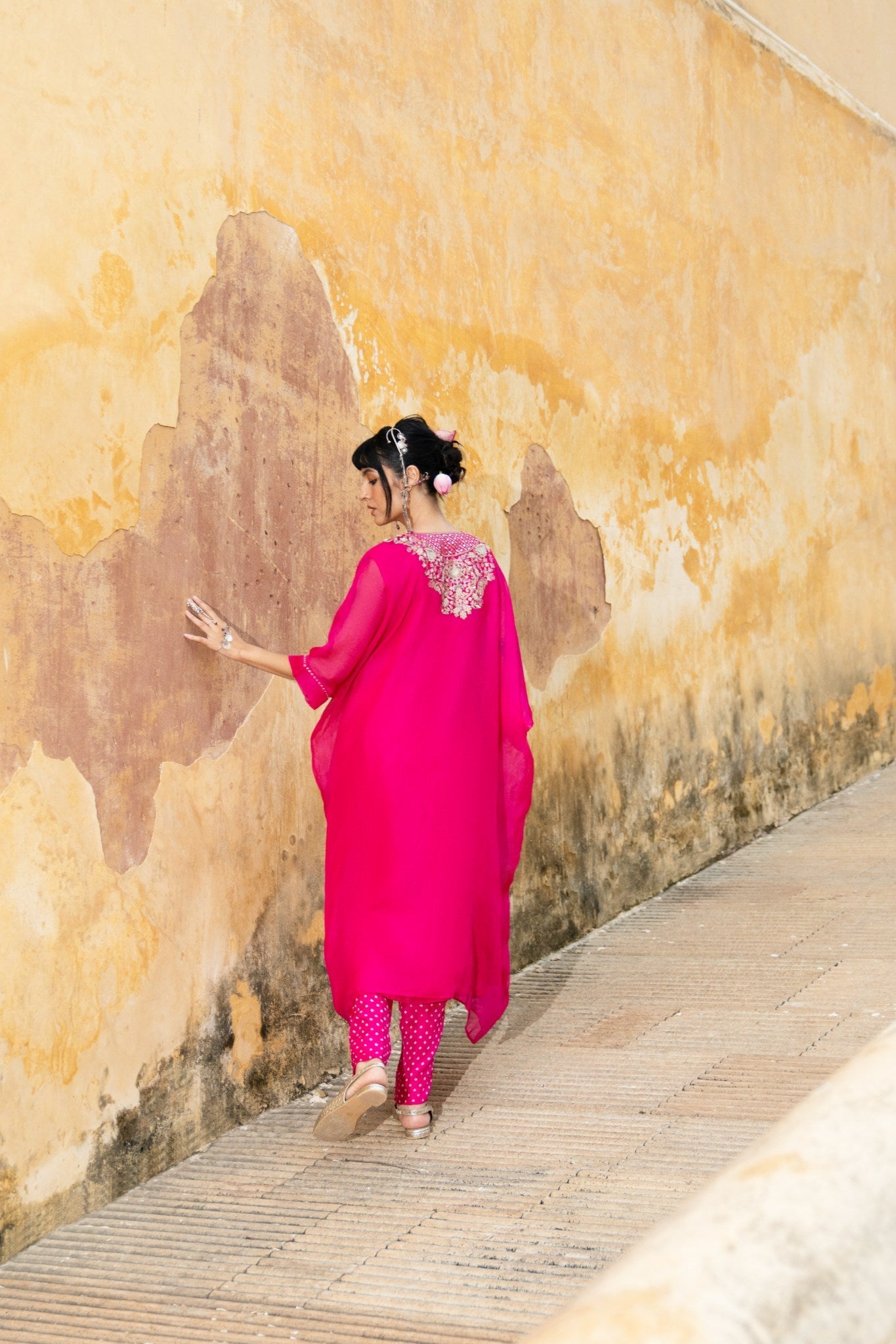 Peacock kaftan