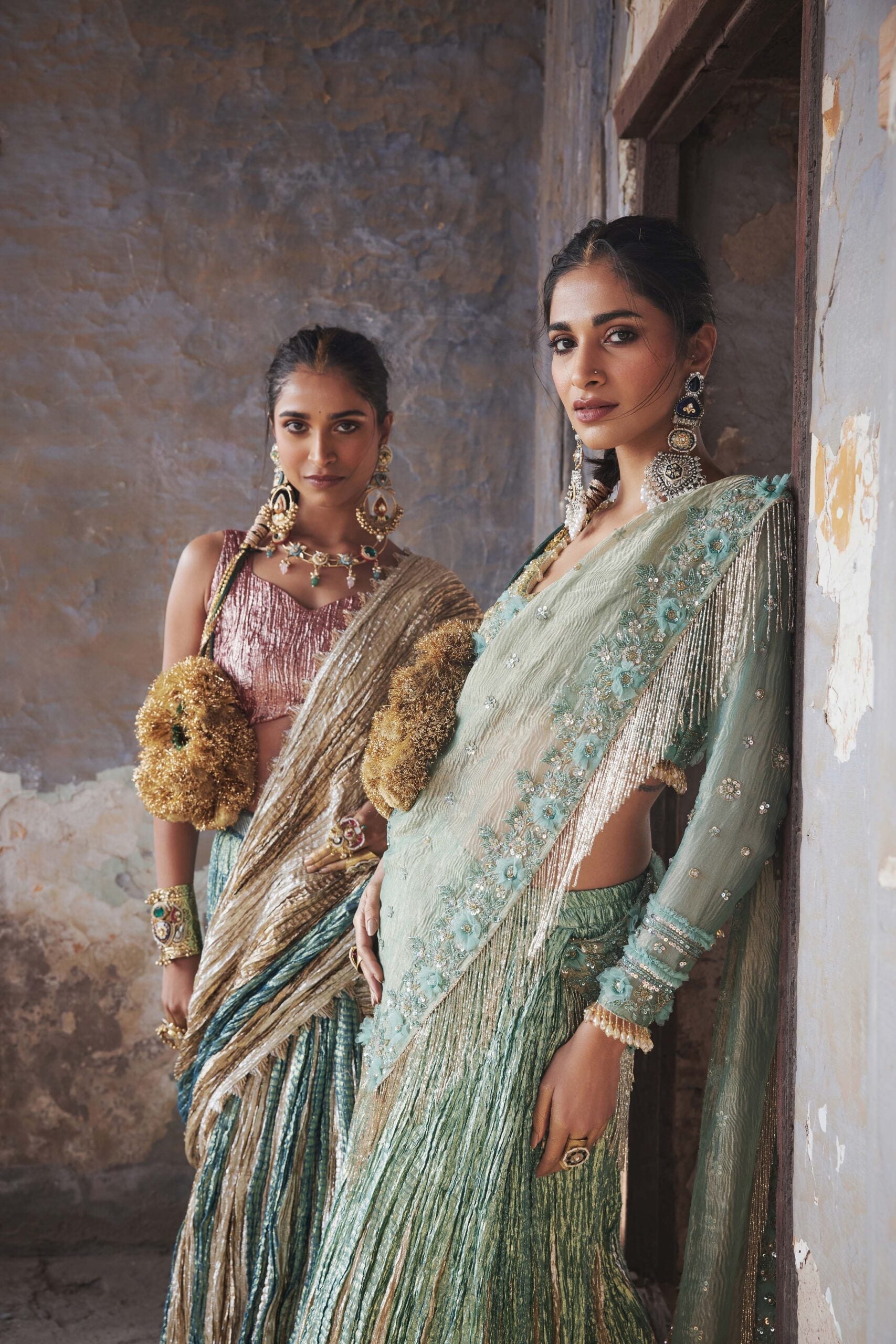 DRAPE SAREE SET EBN2