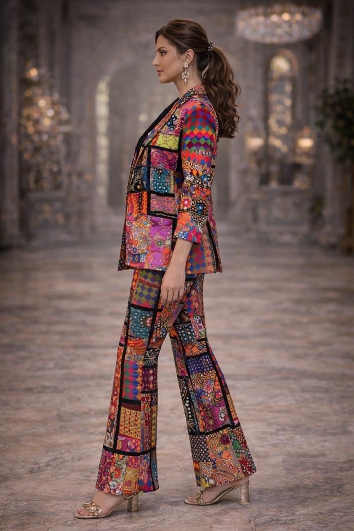 Banjara Blaze Full Patchwork Co-ord