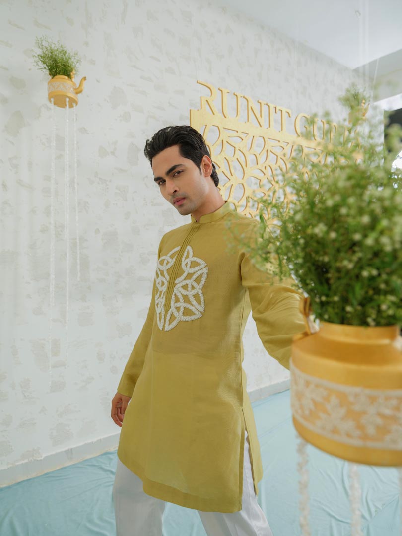 Fresh Moss Infinity kurta set