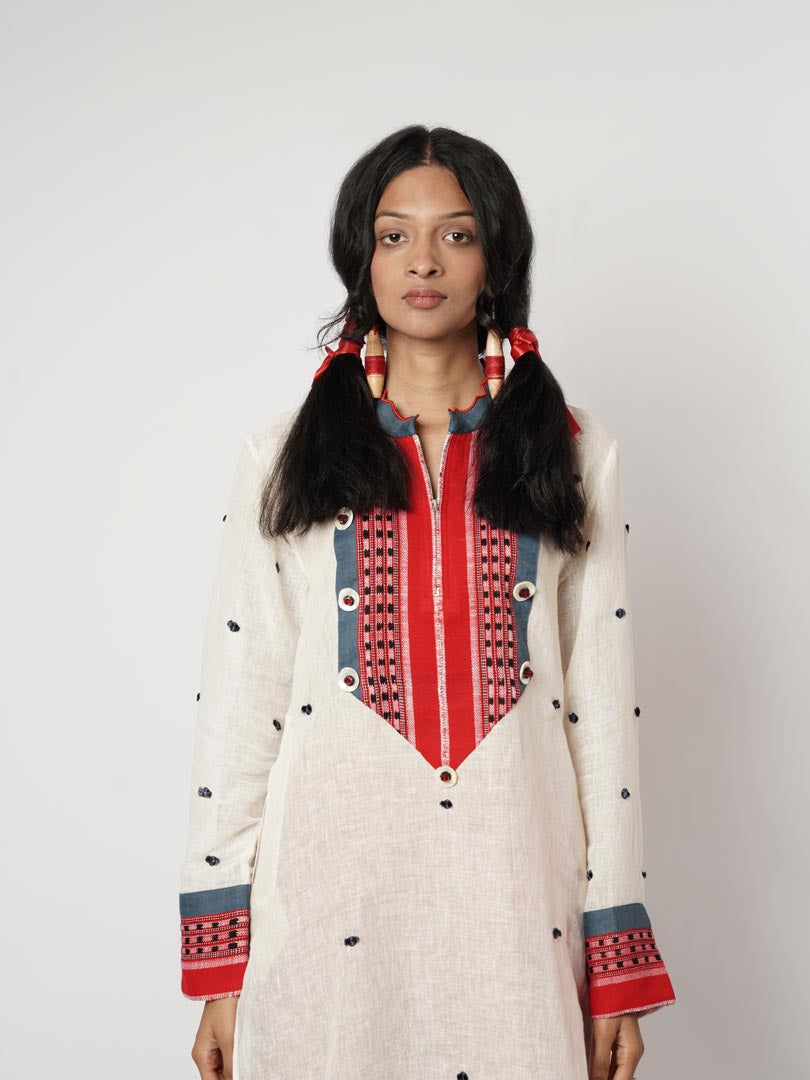 NAGA-YOKE DOT KURTA SET