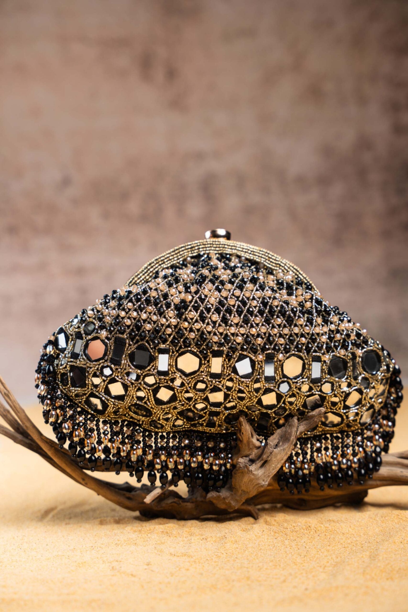 Aynali Clutch Black