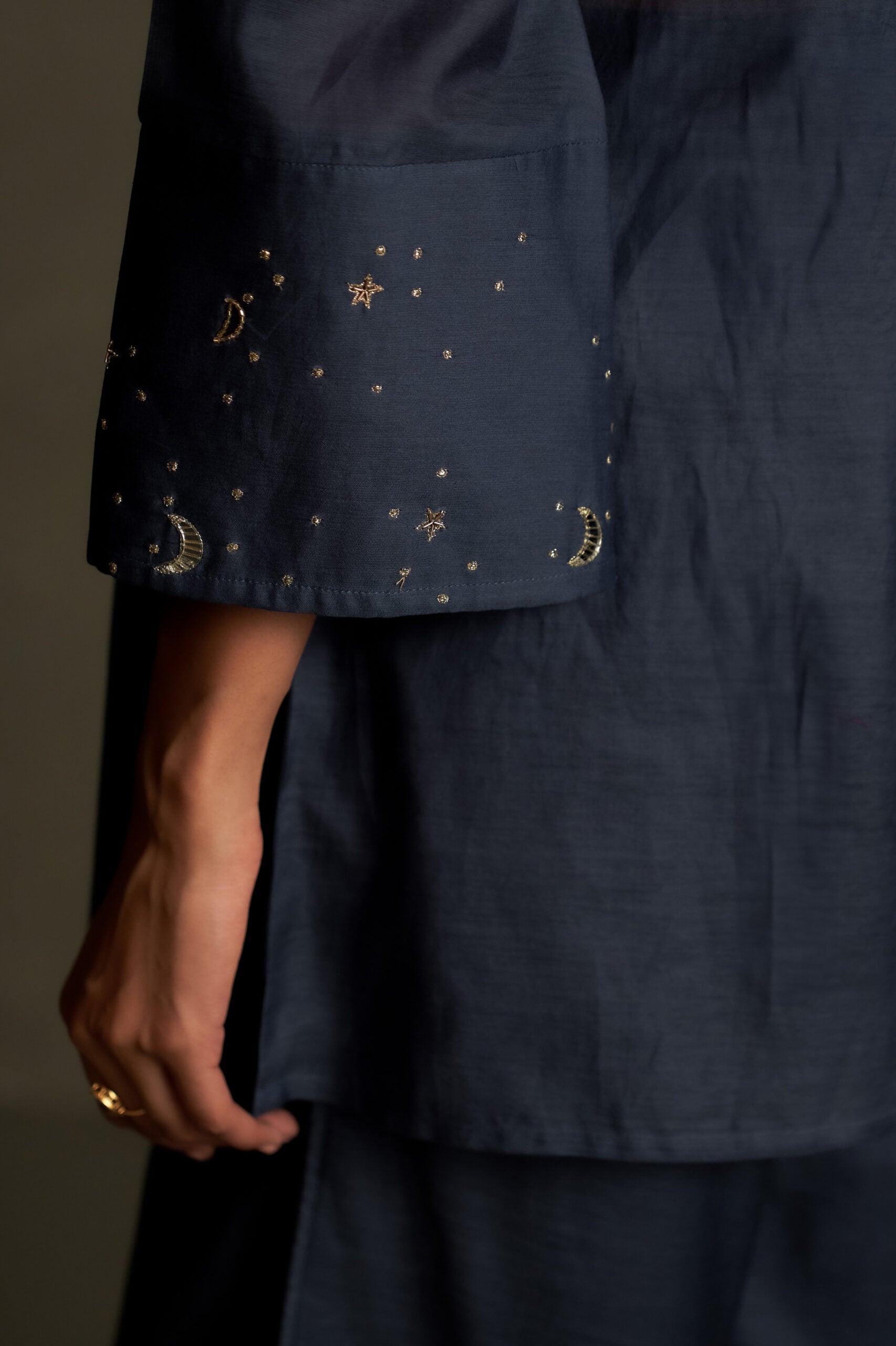 Chaand Sitara Set - Blue Dusk