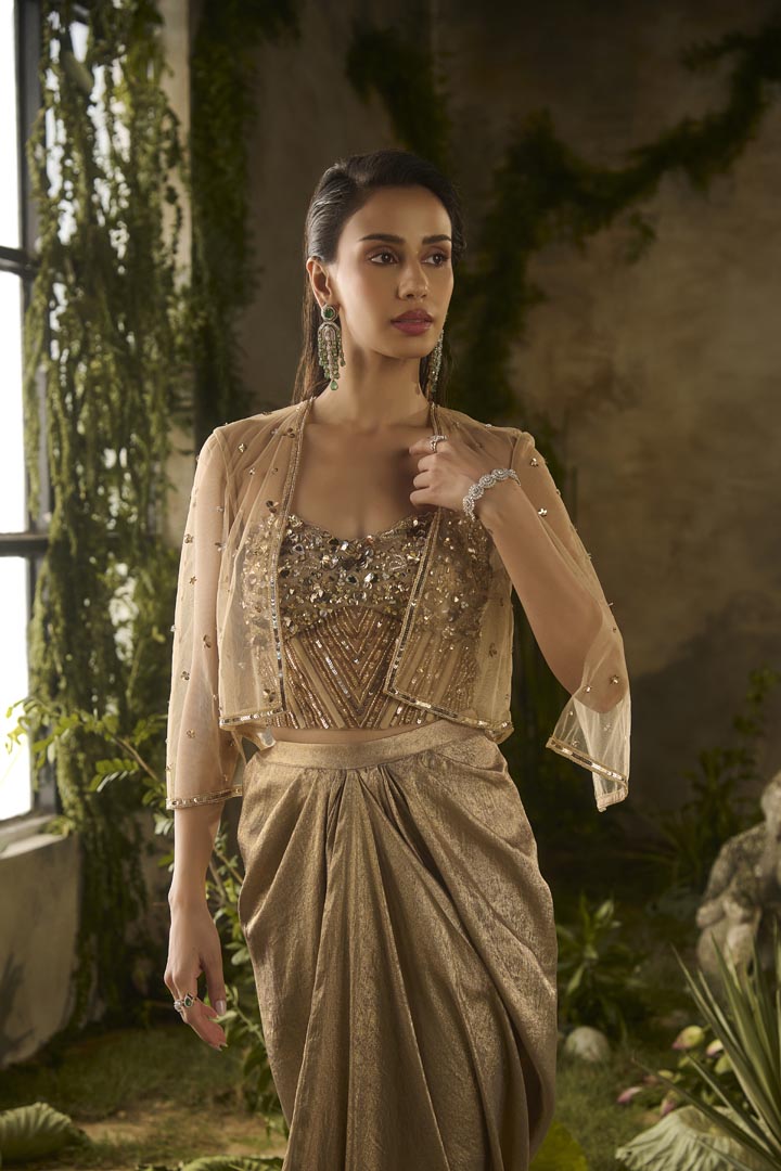 MIRAGE DRAPE SKIRT SET