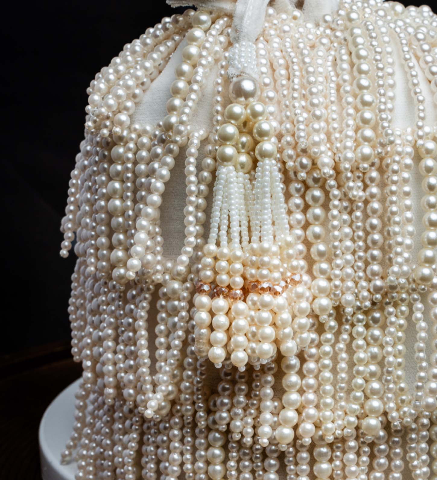 Gilt Raindrops White