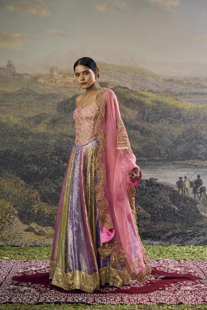Rangoli Zari Lehenga Set