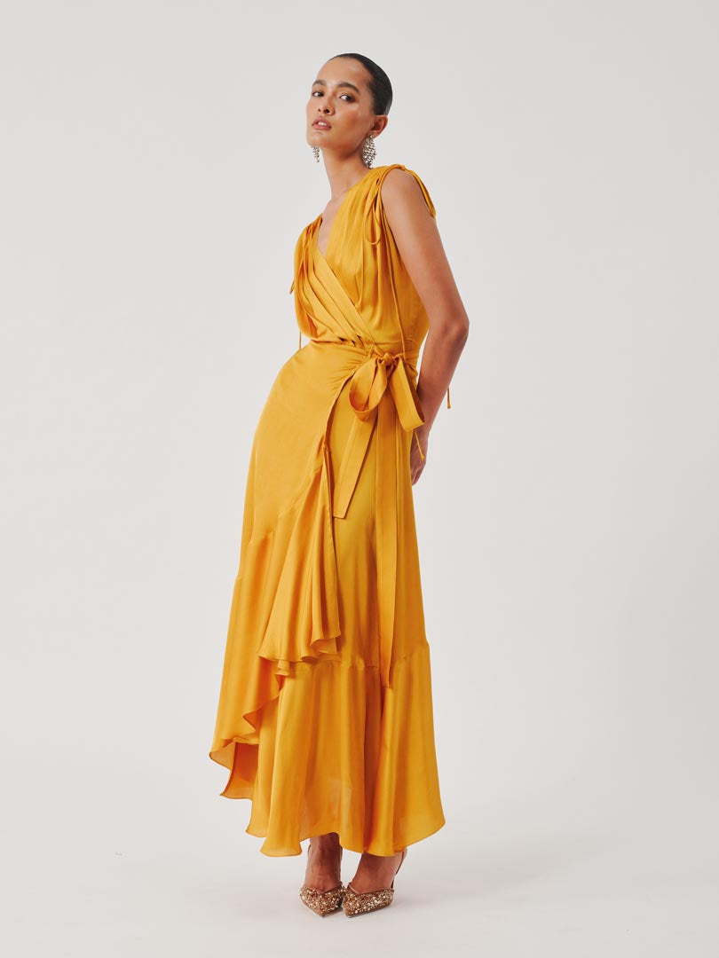 Rumba Dress in Mustard