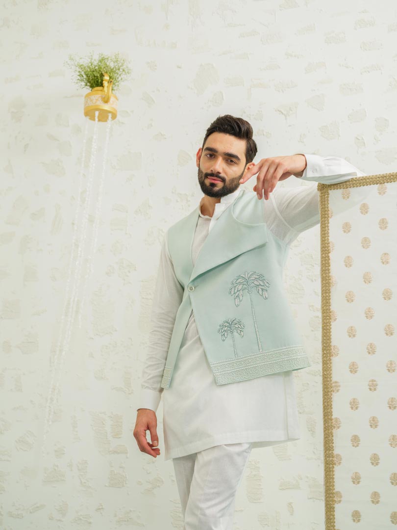 Flap Palm Blue Bundi set