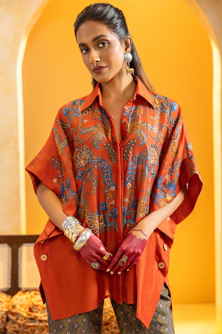 Rangtara embellished  co-ord setSP4812
