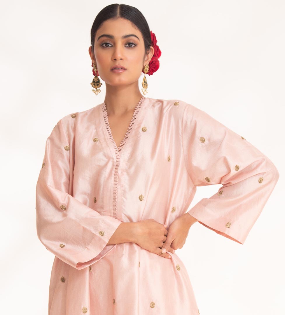 Ojal Pink kurta set