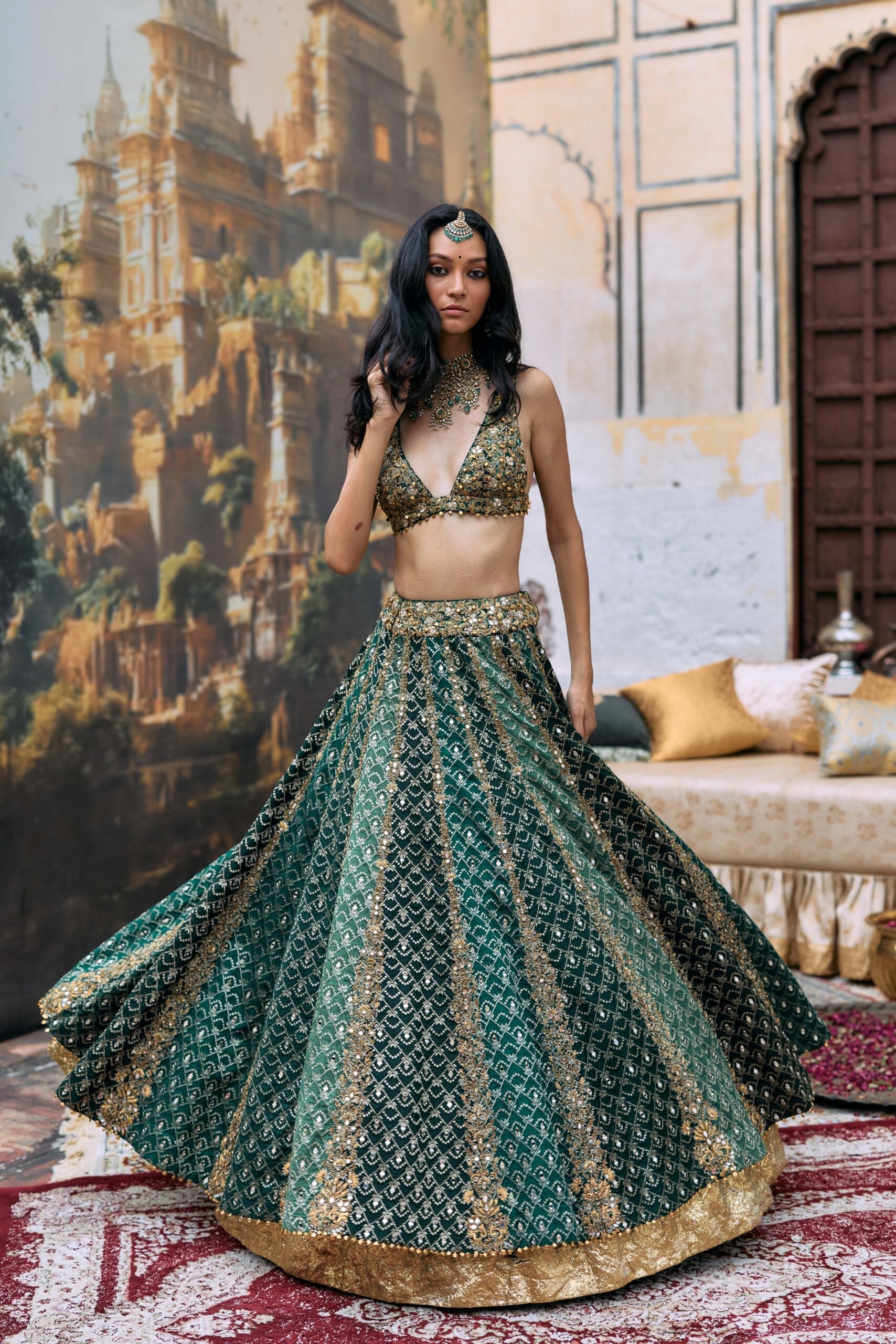 Vaidurya Lehenga Set