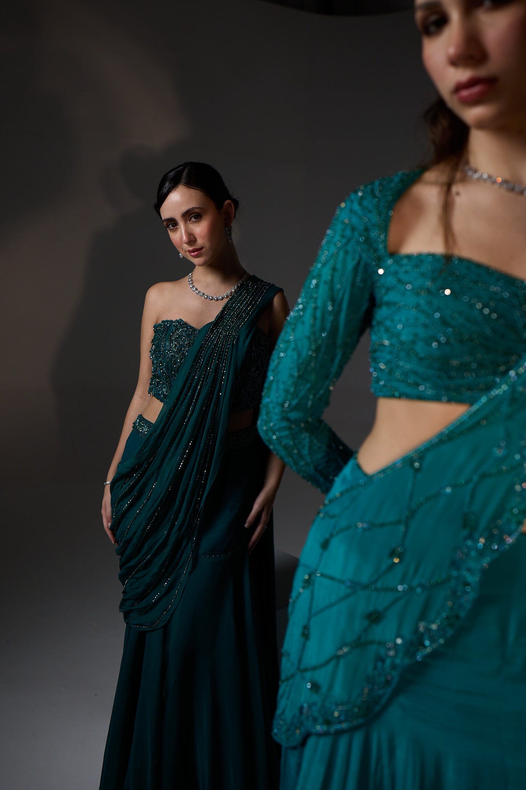 Nora Corset Sharara set