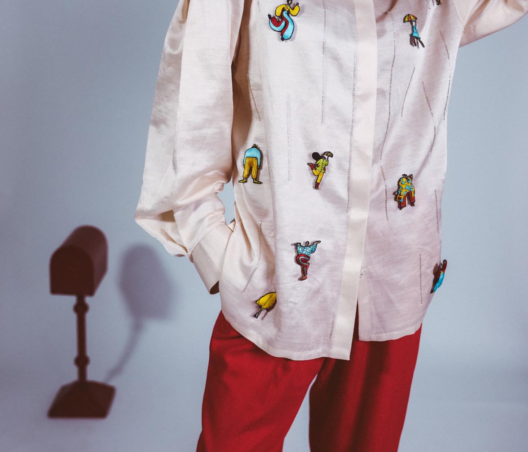 Floating Stamps Shirt