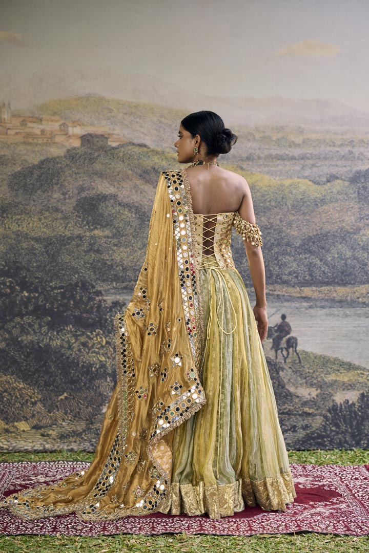 Hiranya Mirror Lehenga Set