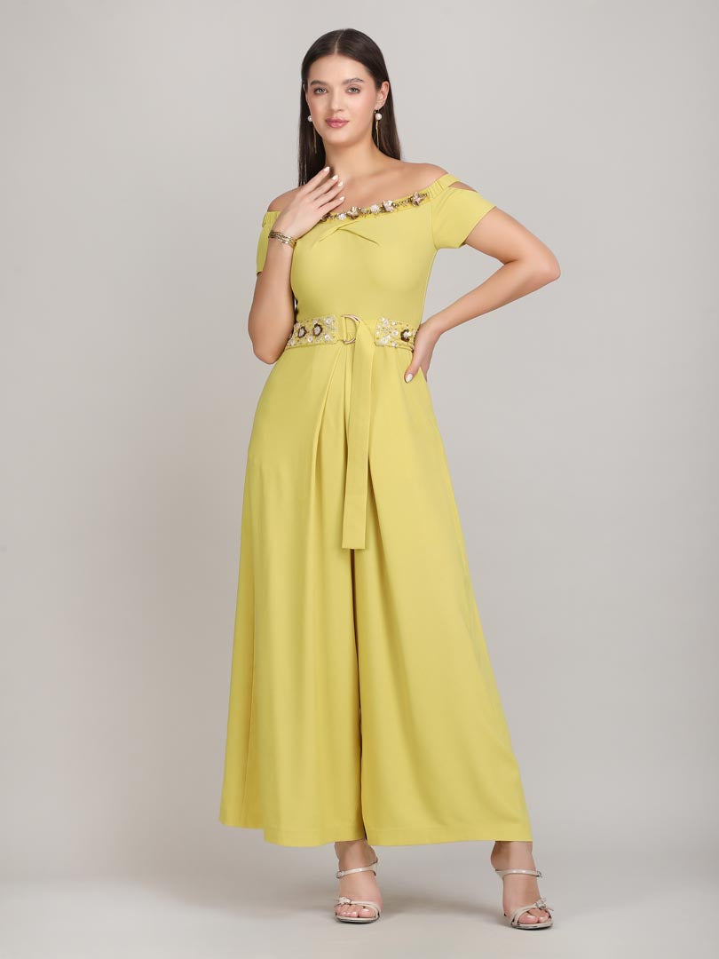 Aurora Glow yellow Jumpsuit