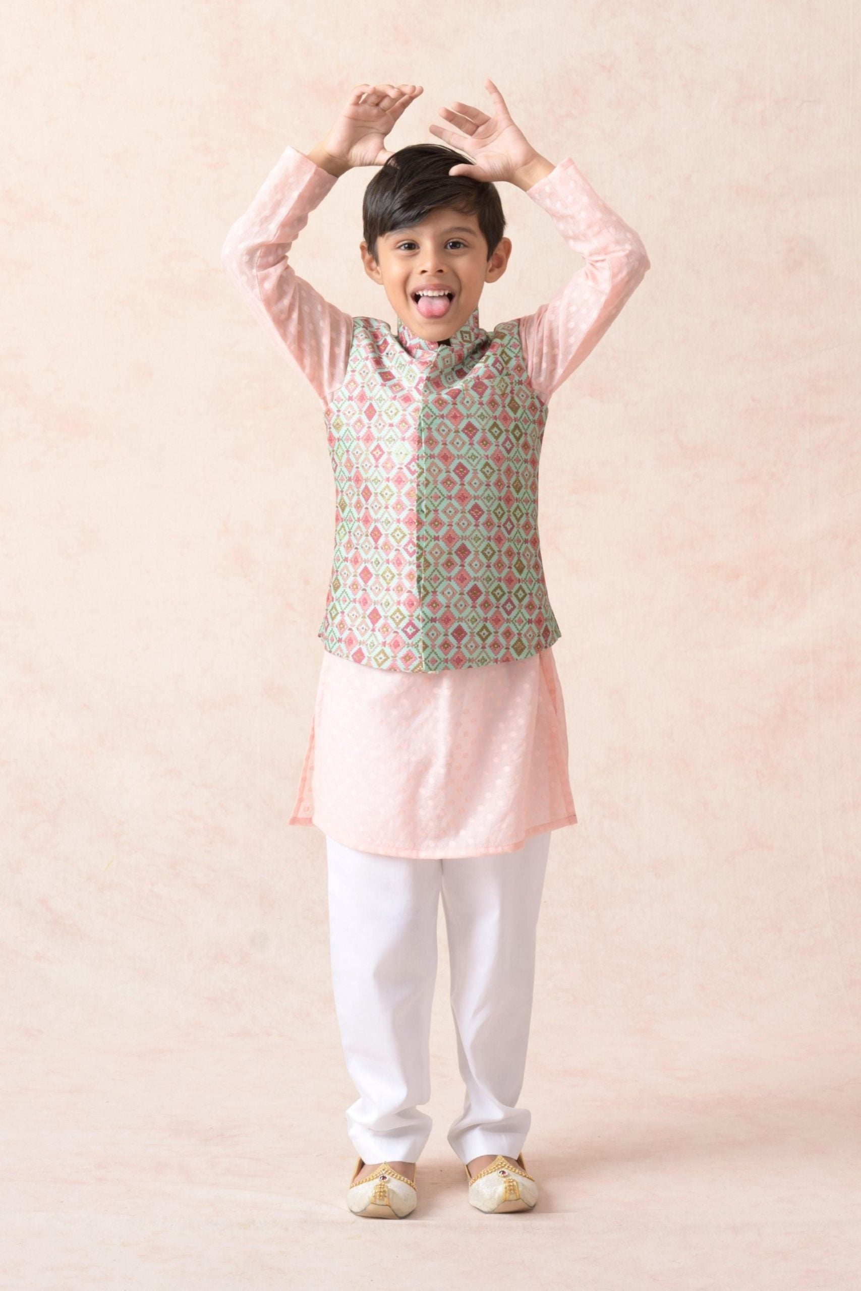 Nehru jacket with Kurta pyjama