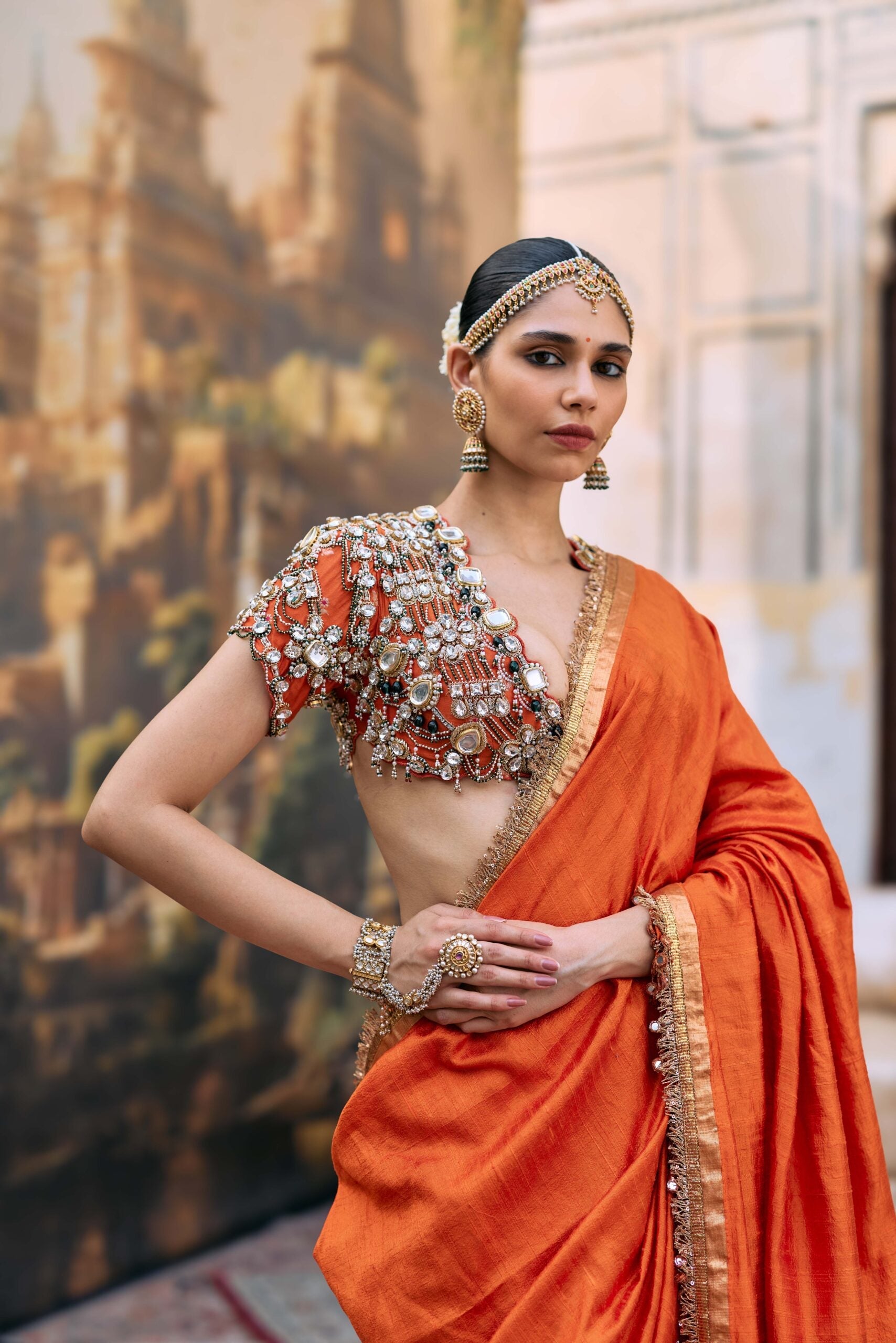 Vajramani Saree Set