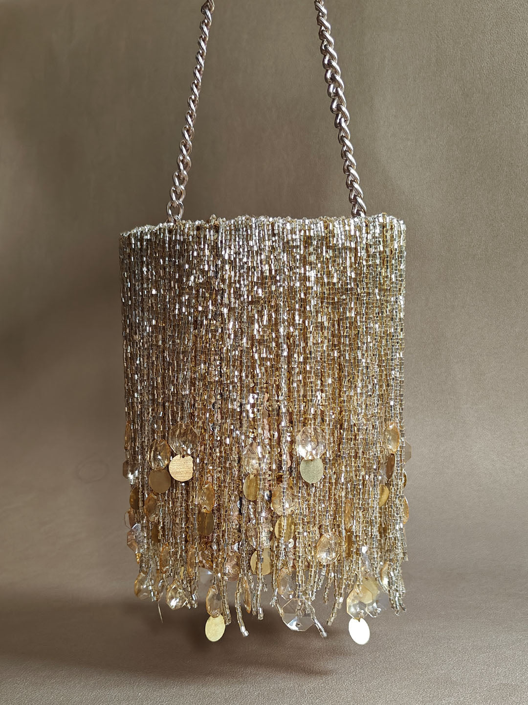 Gold Shimmy Bag
